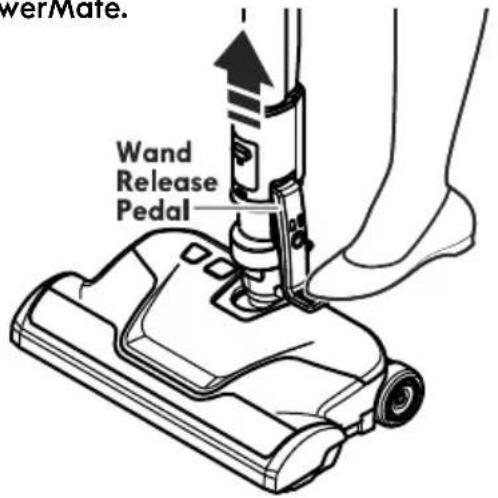 PowerMate. Wand Release Pedal