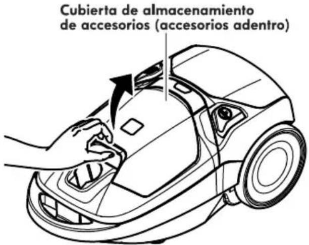 Cubierta de almacenamiento de accesorios (accesorios adentro)