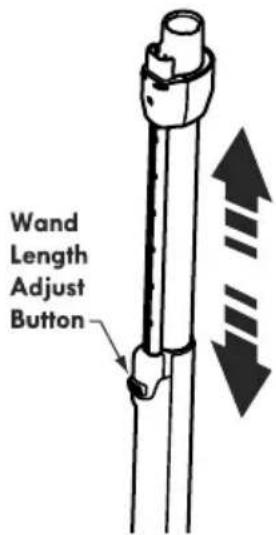 Wand Length Adjust Button