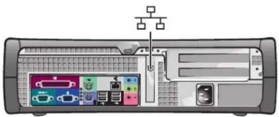 Diagram of a device rear panel with labeled ports and internal components, showing connections between ports and a central hub.