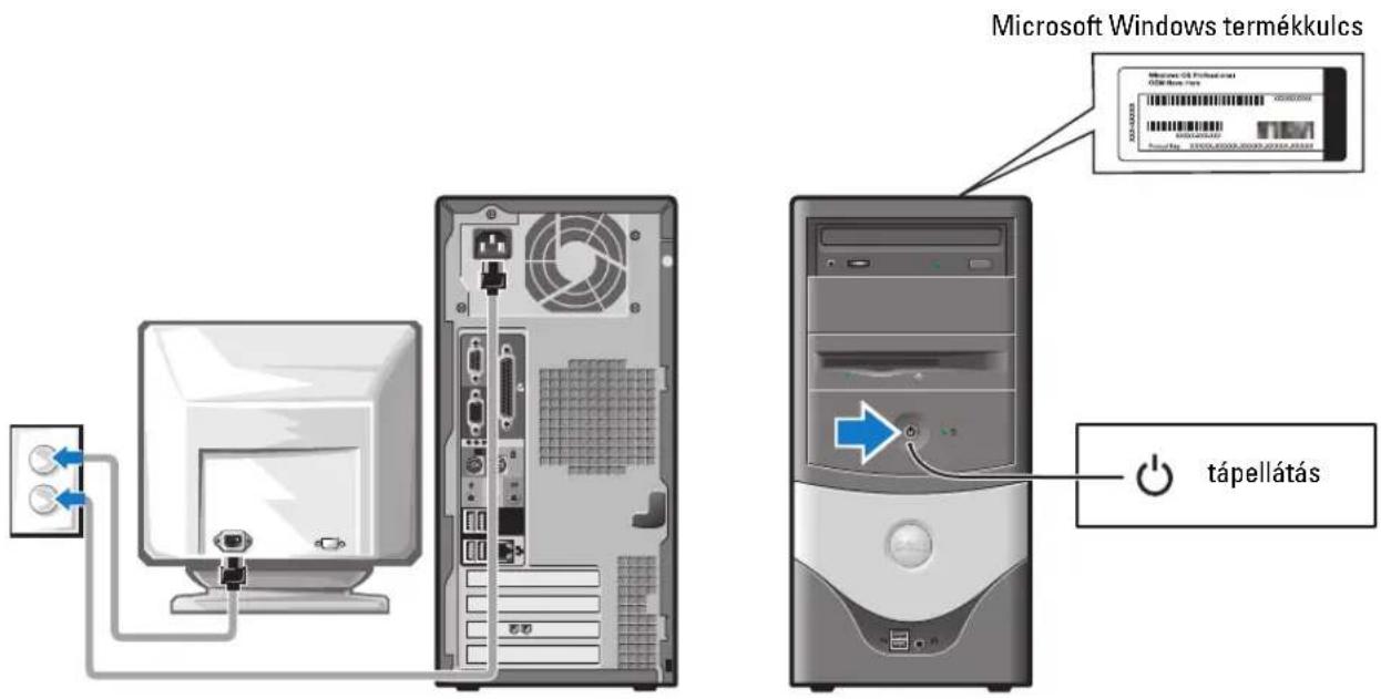 Microsoft Windows termékkulcs Microsoft OS Professional OSB Series 100 Tápellátás