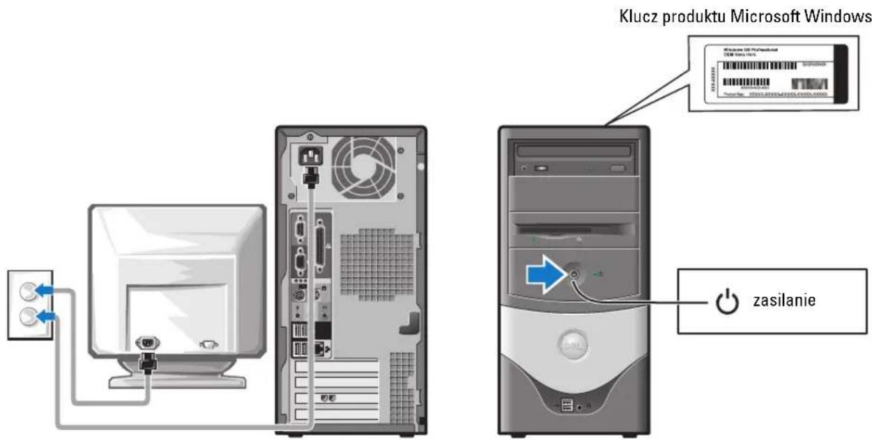Klucz produktu Microsoft Windows Zasilanie