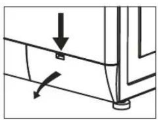 Equator EW-824-N - Cleaning the coin trap - 1