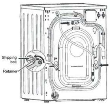 Shipping bolt Retainer
