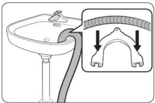 Equator EZ4600S - CONNECTING THE DRAIN HOSE - 1