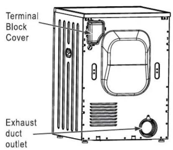 Terminal Block Cover Exhaust duct outlet