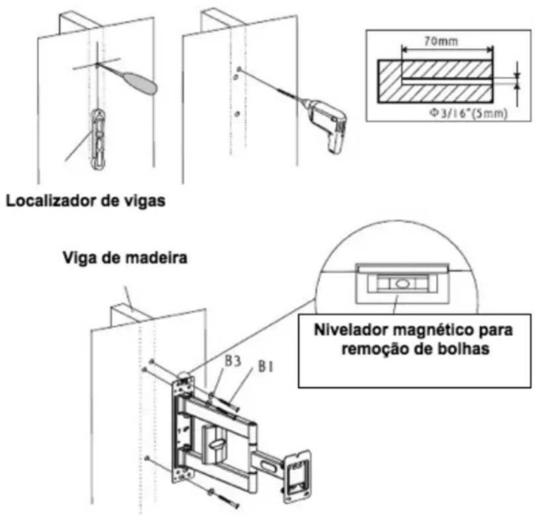 Mitsai PSW731L-PT02 - Montagem em Estrutura de Madeira - 1
