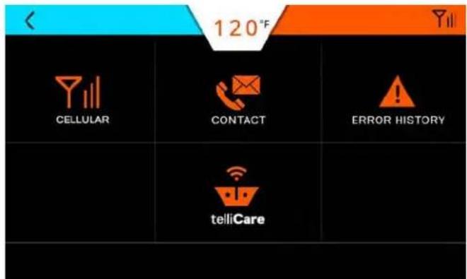 120°F CELLULAR CONTACT ERROR HISTORY telliCare