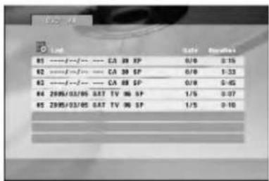 81 ----/----/---- CA 39 SP 0/8 0:15 82 ----/----/---- CA 39 SP 0/8 0:33 83 ----/----/---- CA 68 SP 0/8 0:45 84 2005/03/05 GAT TV 96 SP 1/5 0:27 85 2005/03/05 GAT TV 96 SP 1/5 0:10