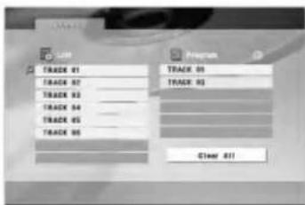 TRACK 01 TRACK 02 TRACK 03 TRACK 04 TRACK 05 TRACK 06 TRACK 07 TRACK 08 TRACK 09 Clear All