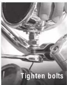 Tighten bolts