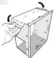 BROAN A80C - Fold mounting ears flat against housing. - 1