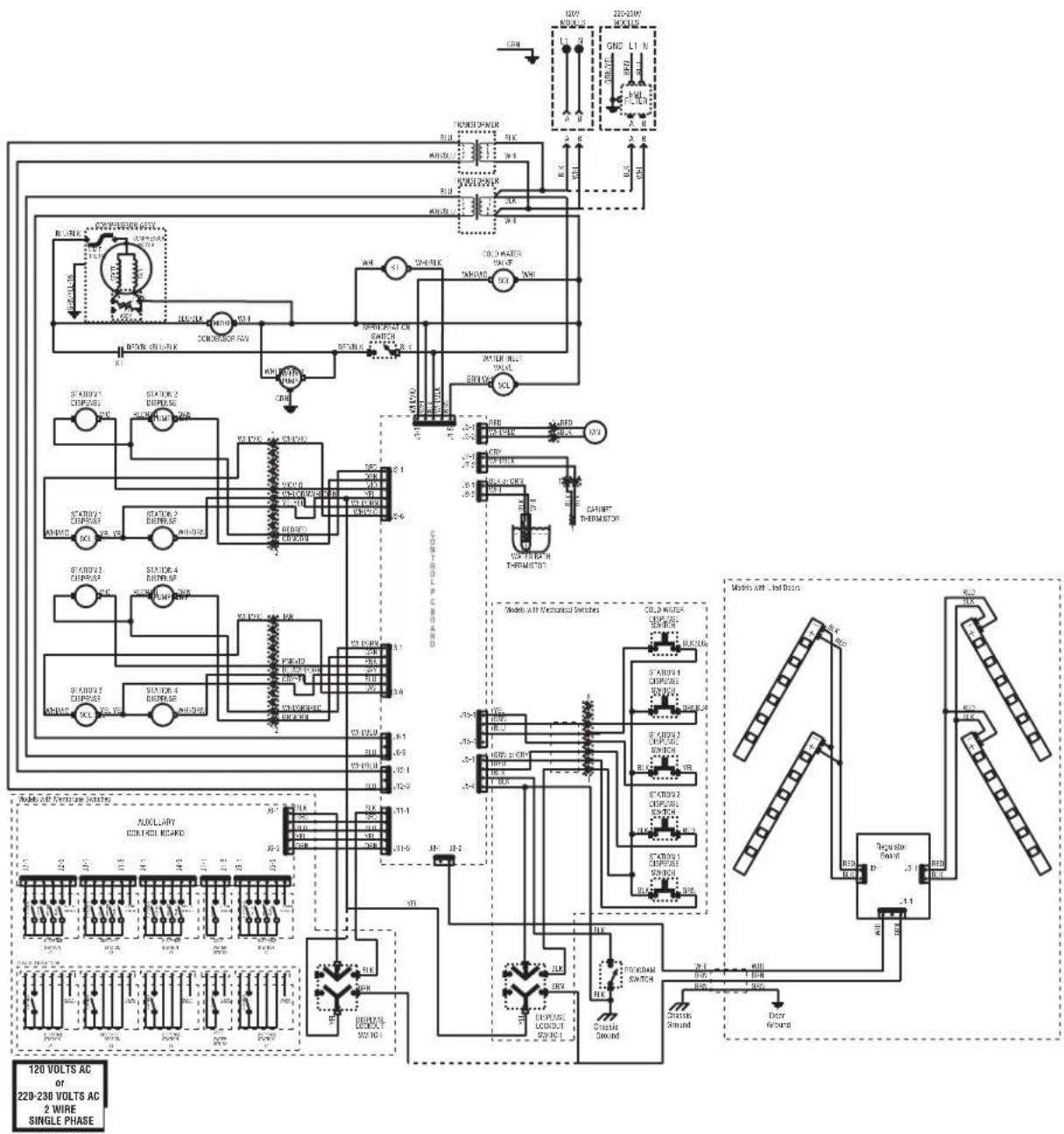 Bunn JDF-2S - SCHEMATIC WIRING DIAGRAM JDF-4S - 1