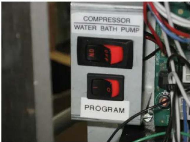 COMPRESSOR WATER BATH PUMP NO - - O PROGRAM