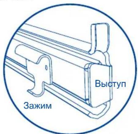 Зажим Выступ