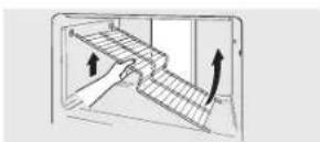 Americana A3316ABSWW - To remove the step shelf: - 1