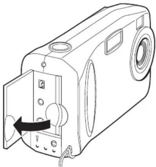 POLAROID PhotoMax PDC 1300 - To insert the memory card - 1