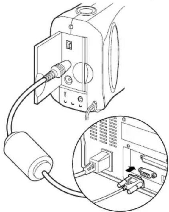 POLAROID PhotoMax PDC 1300 - To connect using the serial cable - 1