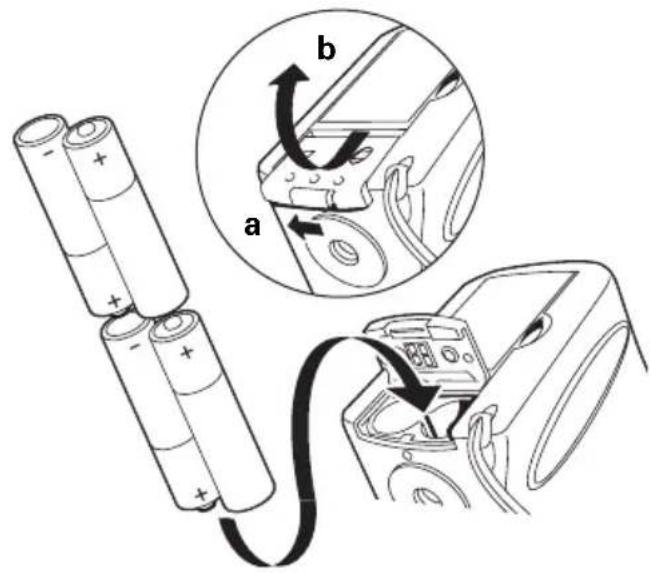 Diagram illustrating battery charging process with labeled components and directional arrows