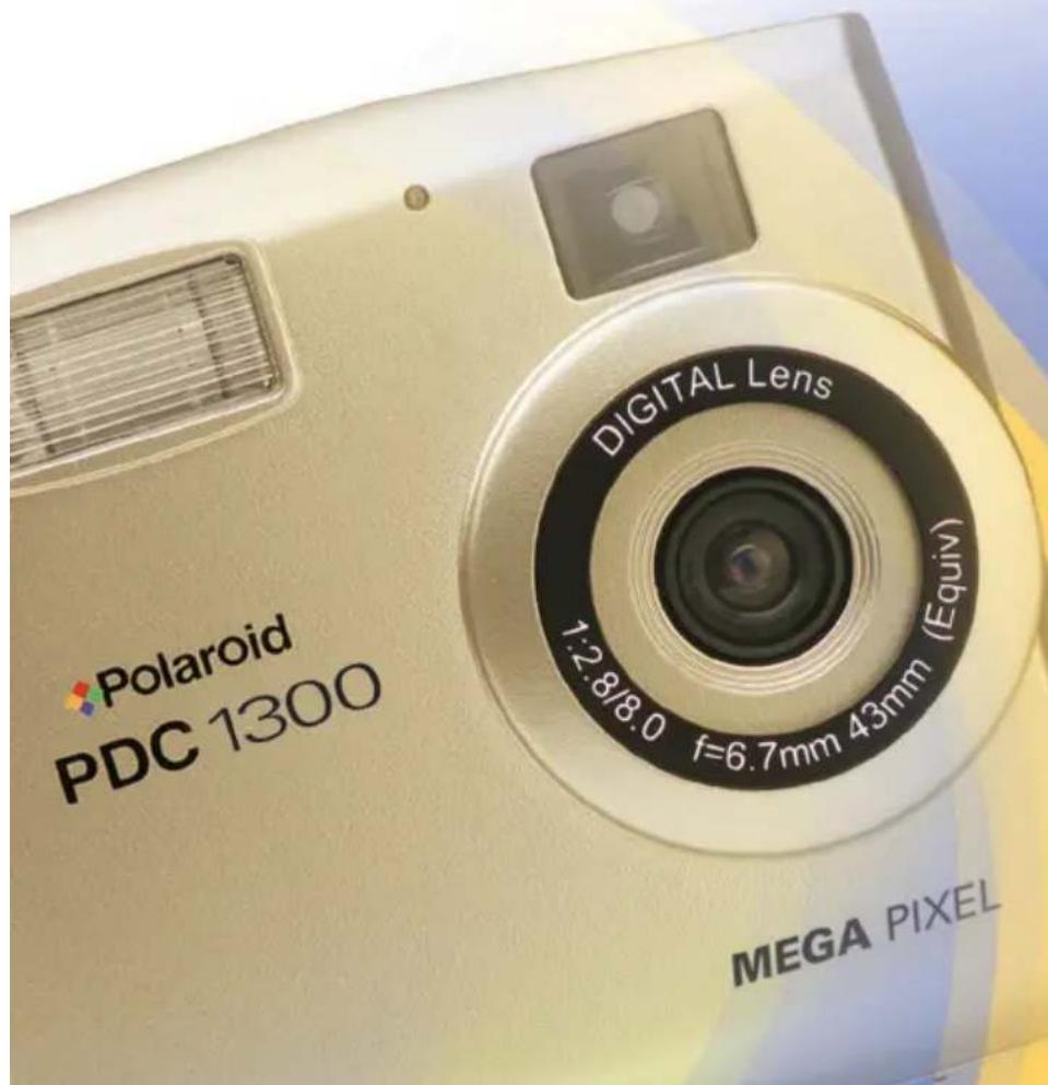 Polaroid PDC 1300 DIGITAL Lens 1:2.8/8.0 f=6.7mm 43mm (Equiv) MEGA PIXEL