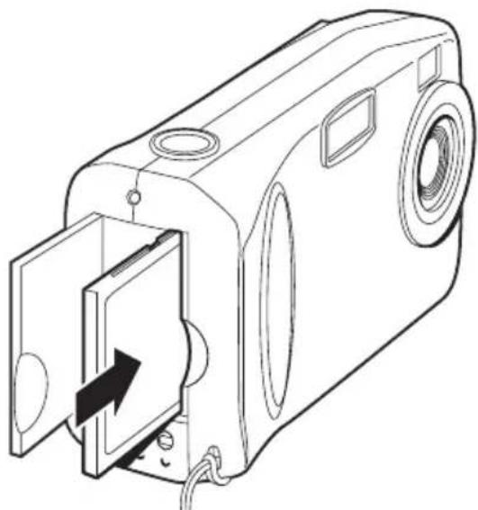 POLAROID PhotoMax PDC 1300 - To insert the memory card - 2