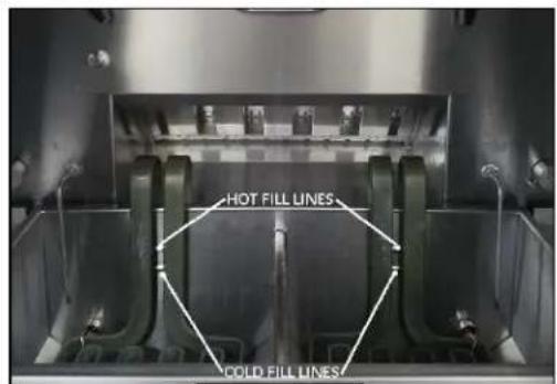 HOT FILL LINES COLD FILL LINES