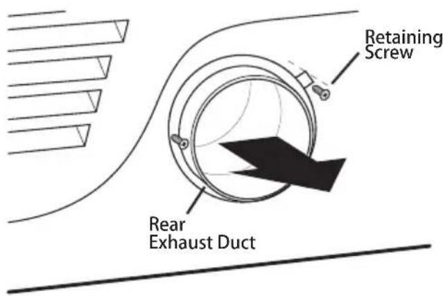 Retaining Screw Rear Exhaust Duct