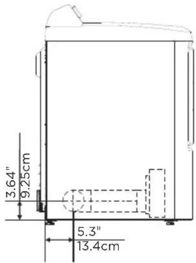 3.64" 9.25cm 5.3" 13.4cm