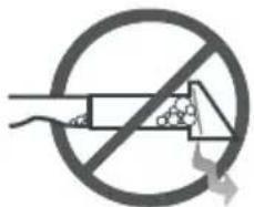 Prohibition sign with circular outline and diagonal line, indicating no smoking or anti-smoking