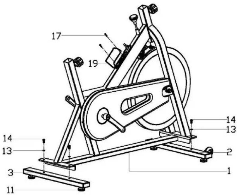 Sunny Health & Fitness SF-B1001 - Step A: - 1