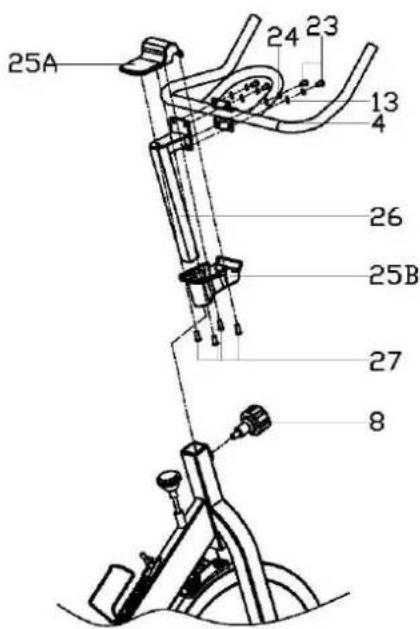 Sunny Health & Fitness SF-B1001 - Step A: - 2