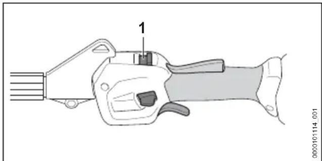 STIHL FCA 80.0 - Selecting the Power Level - 1