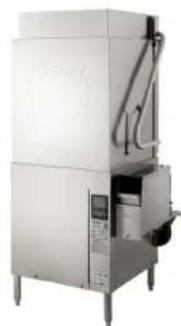 Exterior view of a stainless steel industrial machine with control panel and piping (no visible text or symbols)