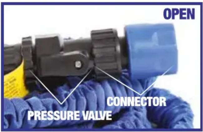 OPEN PRESSURE VALVE CONNECTOR