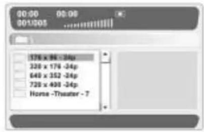 00:00 00:00 00/005 ...... 576 x 96 - 24p 320 x 176 -34p 640 x 352 -34p 720 x 400 -34p Home -Theater - 7