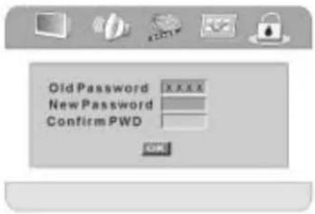 Old Password XXXX New Password Confirm PWD