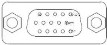 Pure electrical connector pinout diagram without any text or symbols