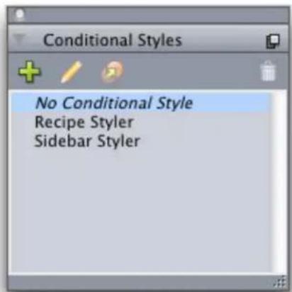 Conditional Styles No Conditional Style Recipe Styler Sidebar Styler