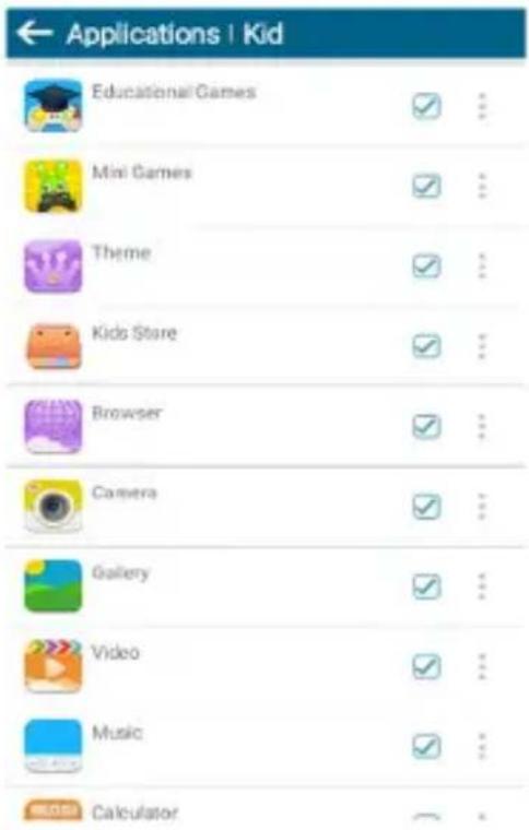 Vivax TPC-705 Kids - Applications Filter / Website filtering (Filtr aplikací / Filtr webových stránek) - 1