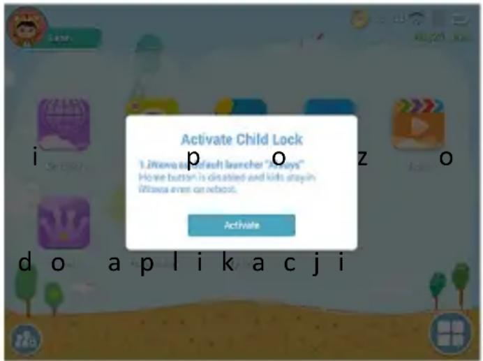 Vivax TPC-705 Kids - Zabezpieczenie przed dziećmi - 1