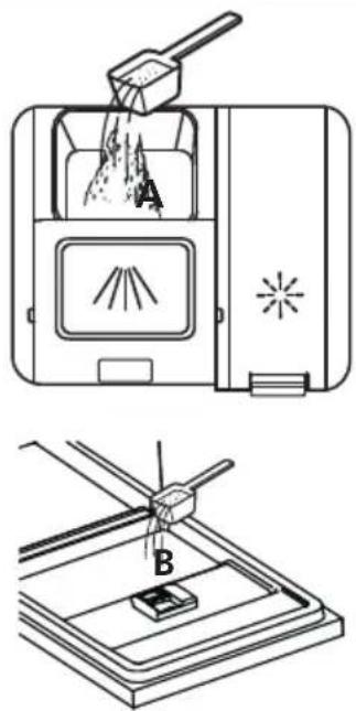 CORBERO CLVM7723W - Llenado del dispensador de detergente - 2