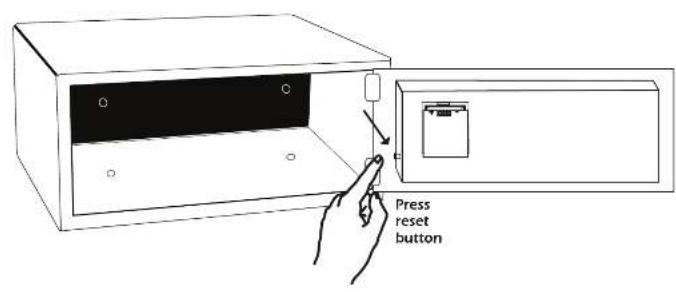 Press reset button