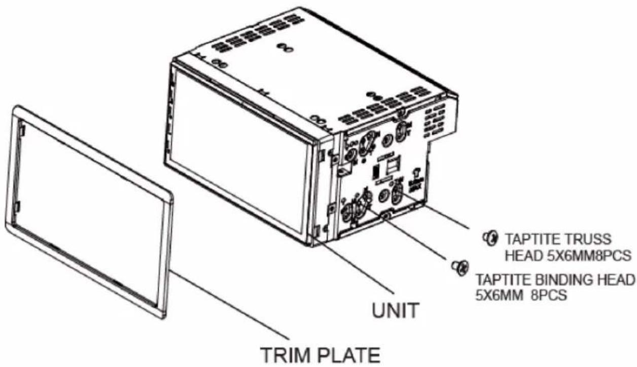 TAPTITE TRUSS HEAD 5X6MM8PCS TAPTITE BINDING HEAD 5X6MM 8PCS UNIT TRIM PLATE