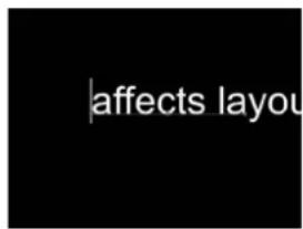 affects layout
