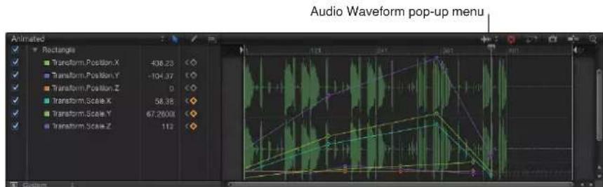 Audio Waveform pop-up menu Animated Rectangle Transform.Position_X 436.23 TransformPosition_Y -104.37 TransformPosition_Z 0 Transform.Scale_X 58.35 Transform.Scale_Y 67.2600 Transform Scale_Z 112