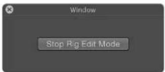 Window Stop Rig Edit Mode