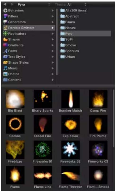 Pyro Theme: All Behaviors Filters Generators Particle Emitters Replicators Shapes Gradients Fonts Text Styles Shape Styles Music Photos Content All (209 items) Abstract Fauna Nature Pyro SciFi Smoke Sparkles Urban Big Blast Blurry Sparks Burning Match Camp Fire Corona Diesel Fire Explosion Fire Plume Fireblaze Fireworks 01 Fireworks 02 Fireworks 03 Flame Flame Line Flame Thrower Flami...Smoke
