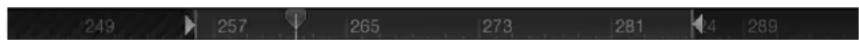 APPLE Motion 5.1 - Define the play range - 1