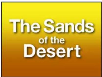 The Sands of the Desert