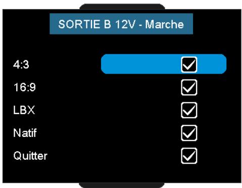 OPTOMA HD87 - SORTIE B 12V - 2
